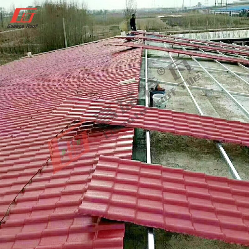 House Roof Material ASA UPVC Roofing Tile Long Span Heat Insulation Plastic Roof Sheet