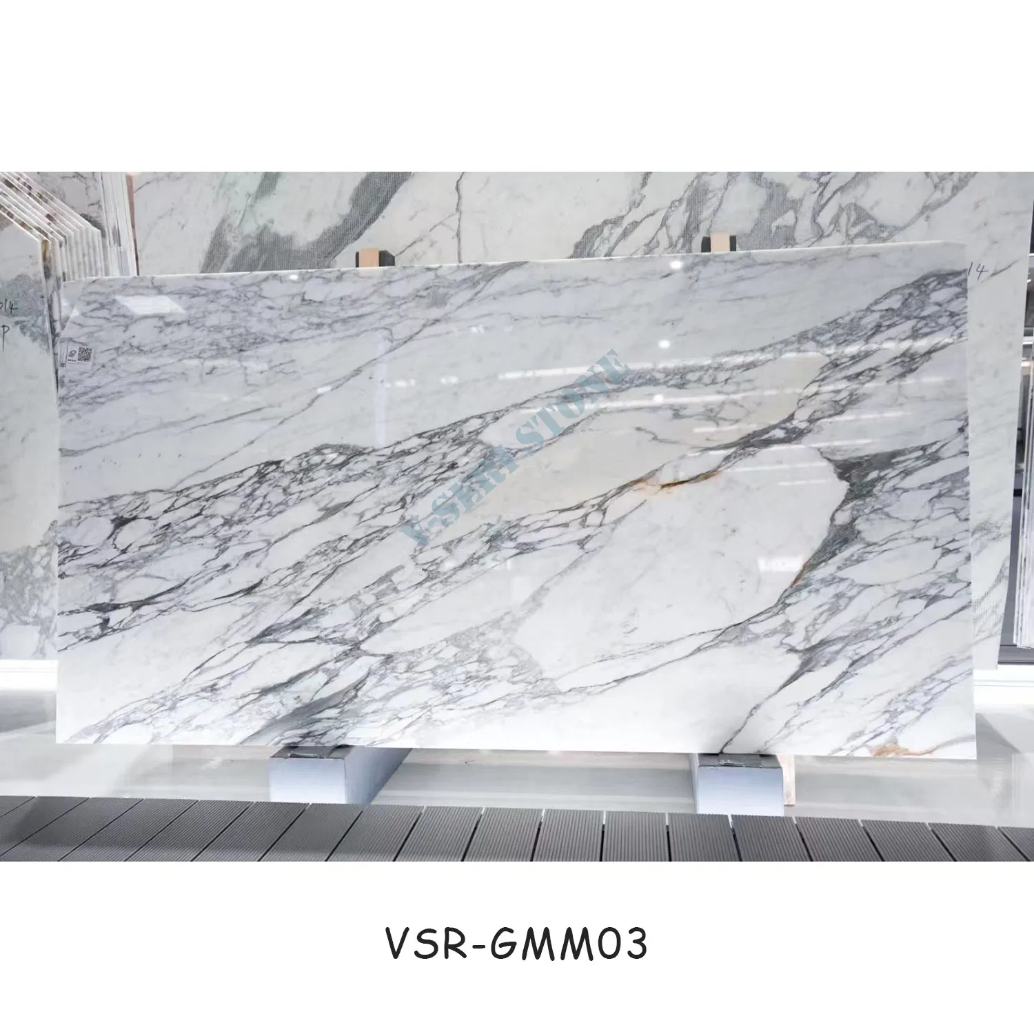 Premium Polished Black/White Marble Stone Slabs for Tiles and Countertops