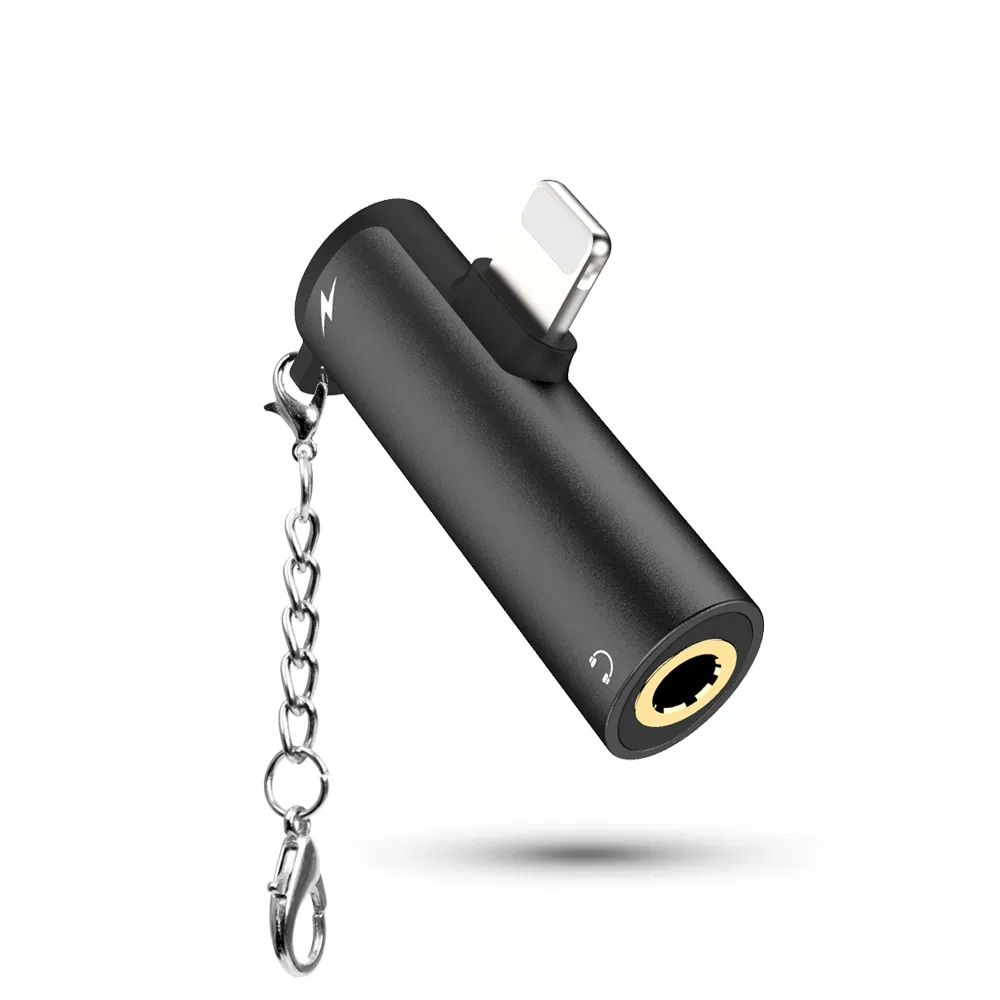 Hot Selling 2 in 1 Audio Charging Dual Adapter Splitter Cable Earphone Aux Cable Converter Adapter