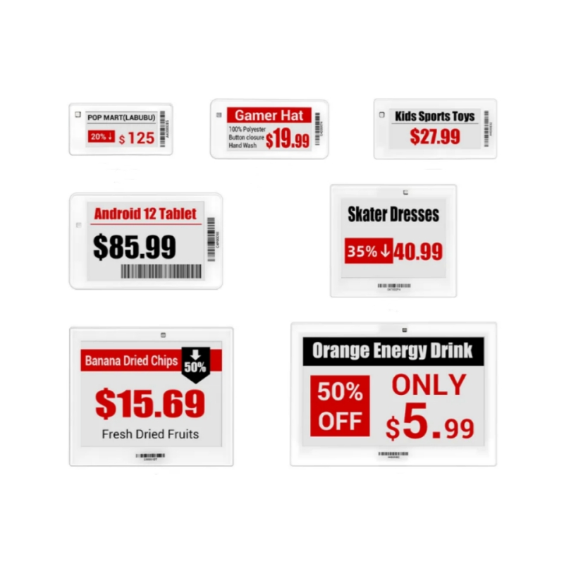 2.4GHz E-Ink ESL Demo Kit 2.13 Inch Wireless Electronic Shelf Labels Supermarkets Shelf Tag Digital Smart Price Tag