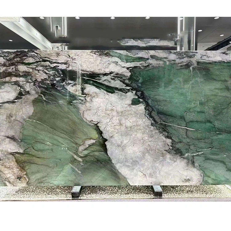 Luxury Stone Tiles Tiffany Blue Quartzite Slabs for Countertop and Table Tops