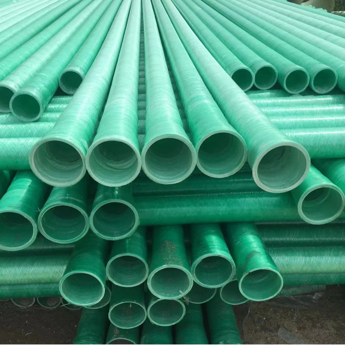 FRP Fiberglass Reinforced Plastic Pipe Sand-Filled Technology for Large-Diameter Sand-Filled Drainage, Sewage, Exhaust Gas, and Odor Removal, Ventilation Pipe