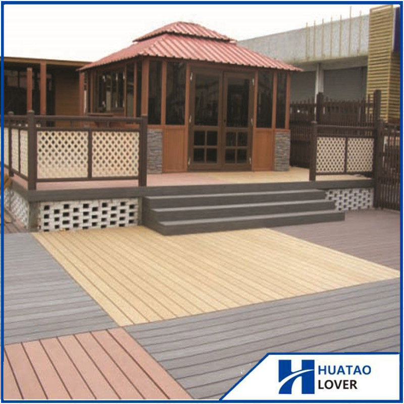 Garden Flooring Hard Wearing Composite Waterproof Patio WPC Outdoor Decking