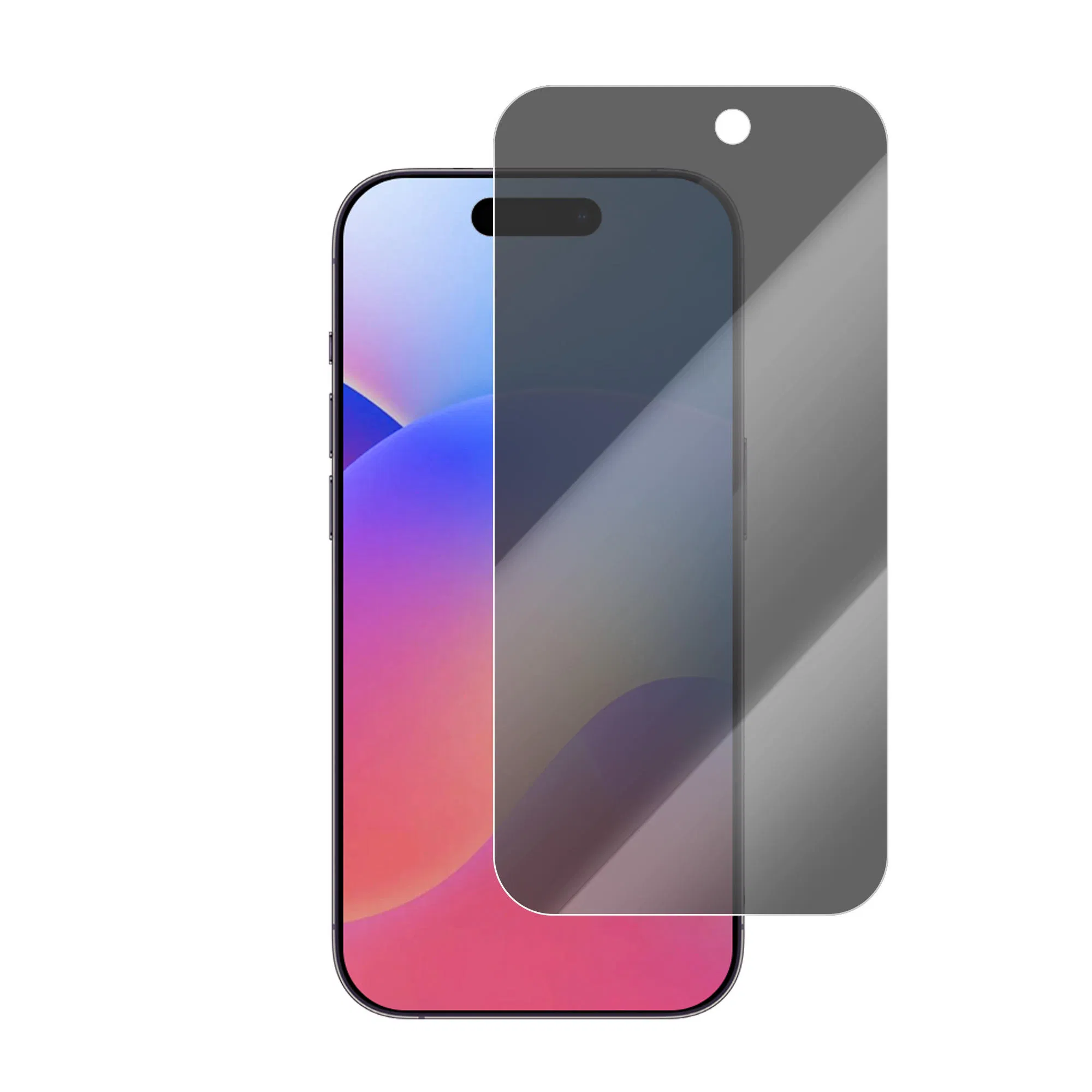 Защитное стекло Privacy для iPhone 15 с эффектом приватности