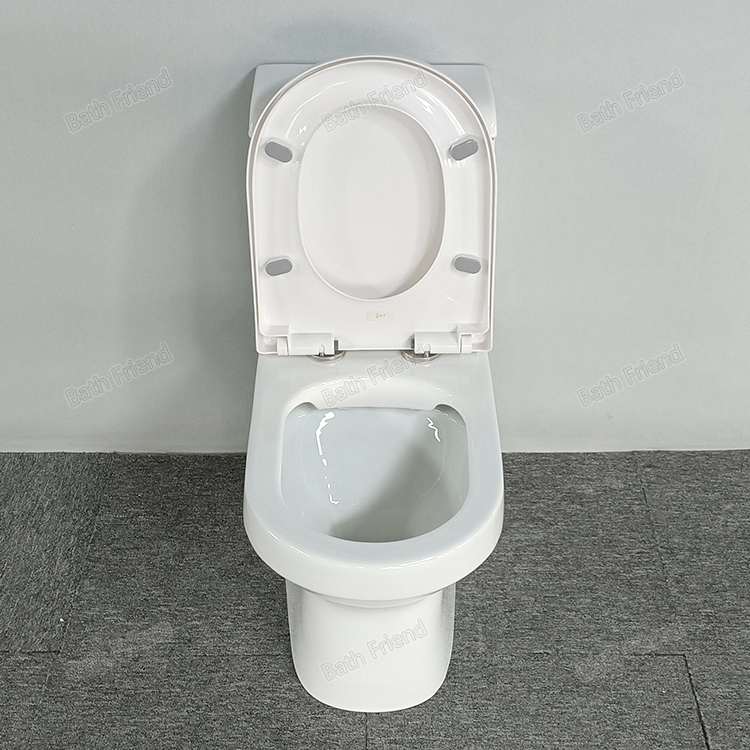 Rimless Wc MID-East Market Hot Sell Saber 4 Inch S-Trap Toilets One Piece Ceramic Rimless Toilet