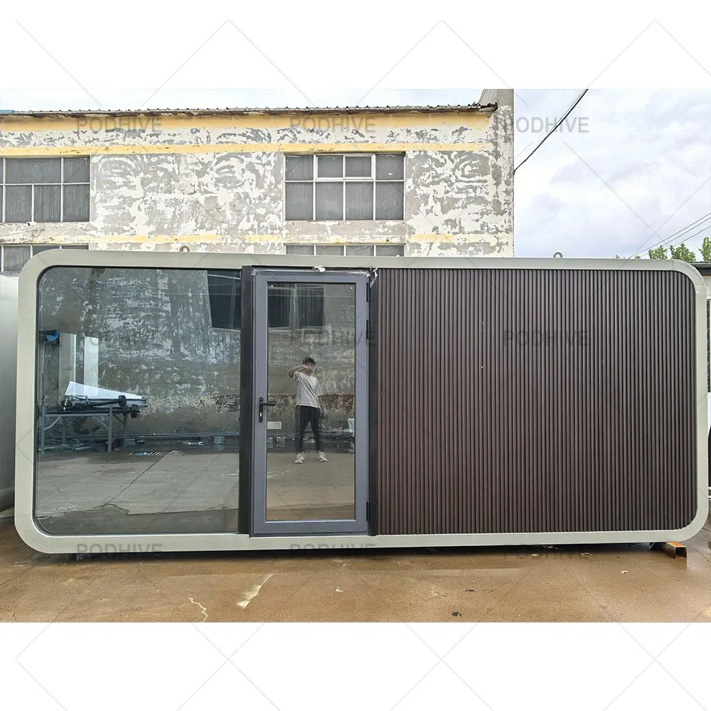 Cheap Prefabricated Luxury Mobile Apple Cabin House for Sale Prefab Portable 20FT 40FT Office Pod Insulated Container Home