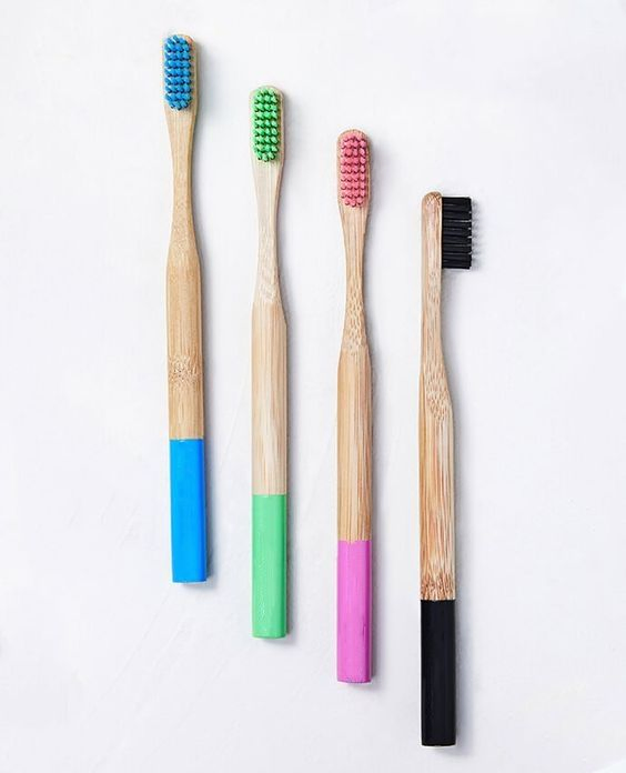 Biodegradable, Eco-Friendly and Sustainable Bamboo Toothbrush Travel Set with Bamboo Case