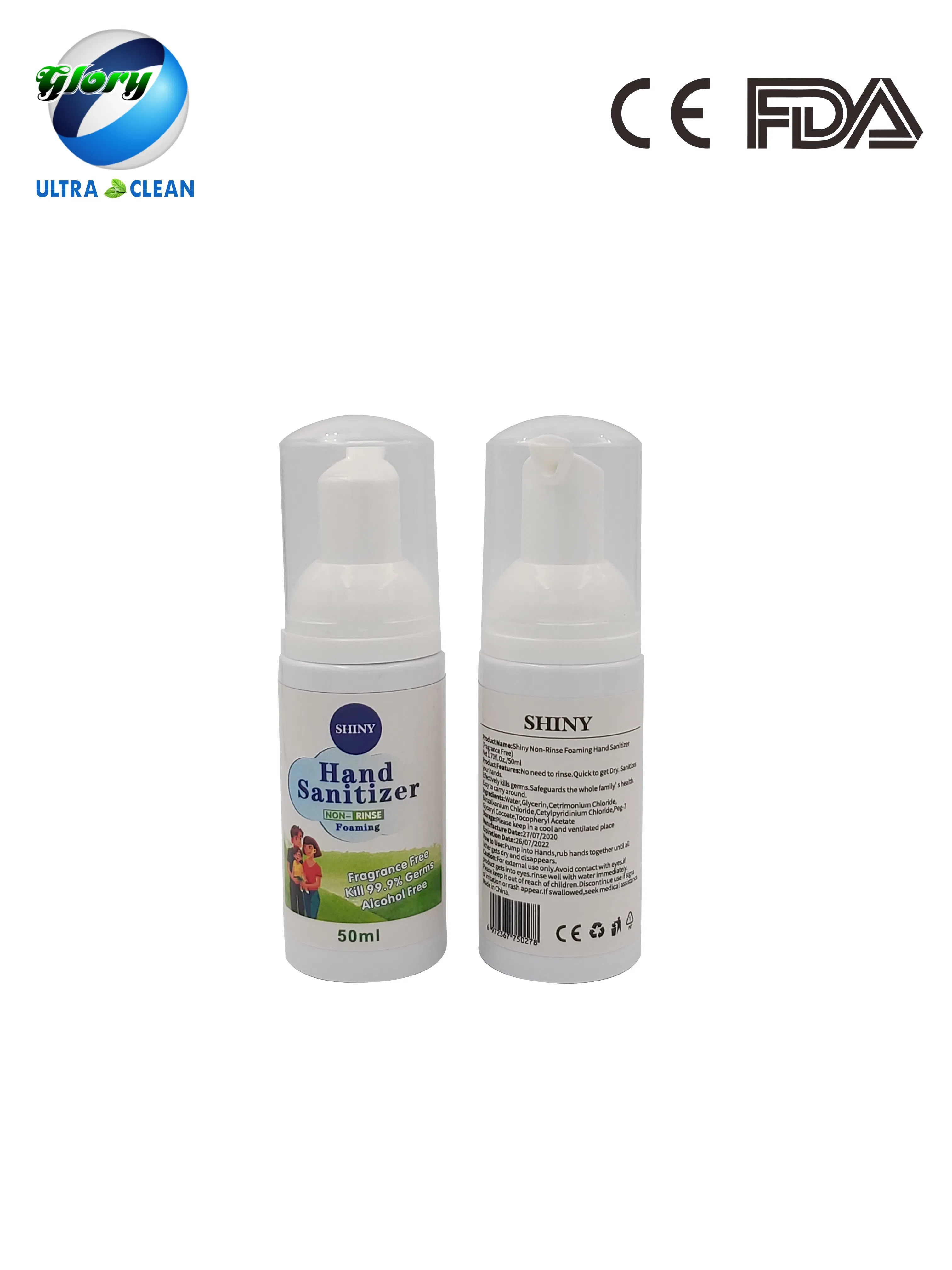 Hand Sanitizer with FDA, Ce Certificate
