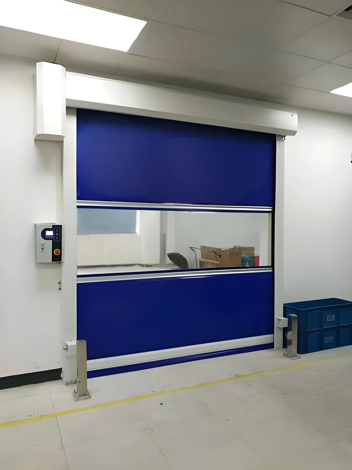 Workshop PVC Dust Proof Wind Proof Roller Shutter Door for Supermarket