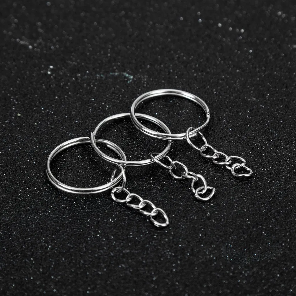 Key Ring 0.7*8mm Ion Metal Keyring Cheap Split Ring