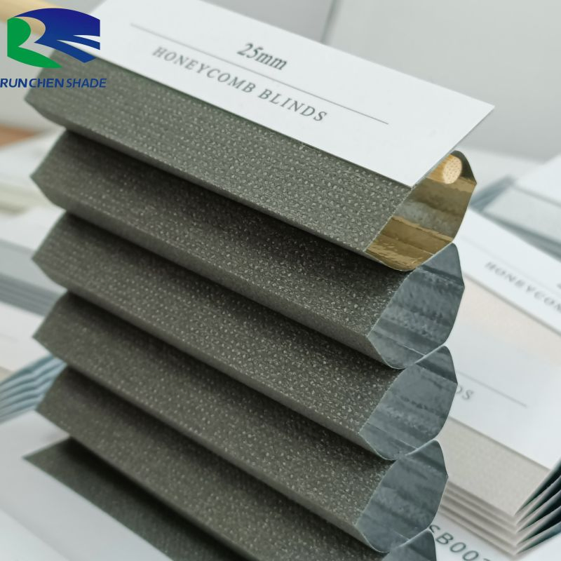 Honeycomb Blind Raw Material of Fabric 20mm 25mm Non-Woven Fabrics for Honeycomb Curtains Customized Cellular Blackout Fabric