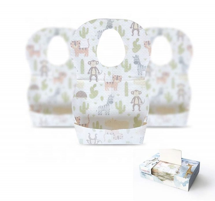 Cartoon Baby Bibs for Toddlers - Waterproof Feeding Apron