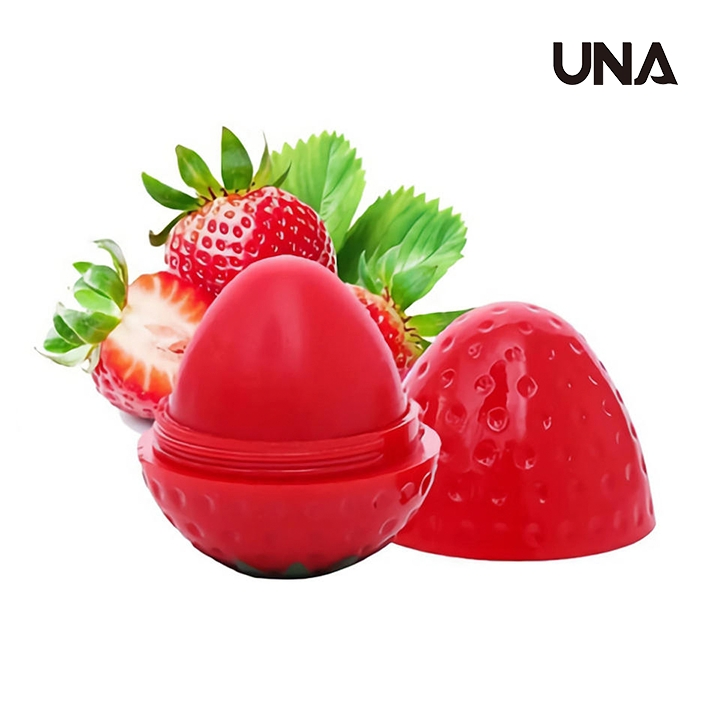Strawberry Lip Balm Moisturizing Lip Balm Fruity Lip Gloss Cosmetics Makeup