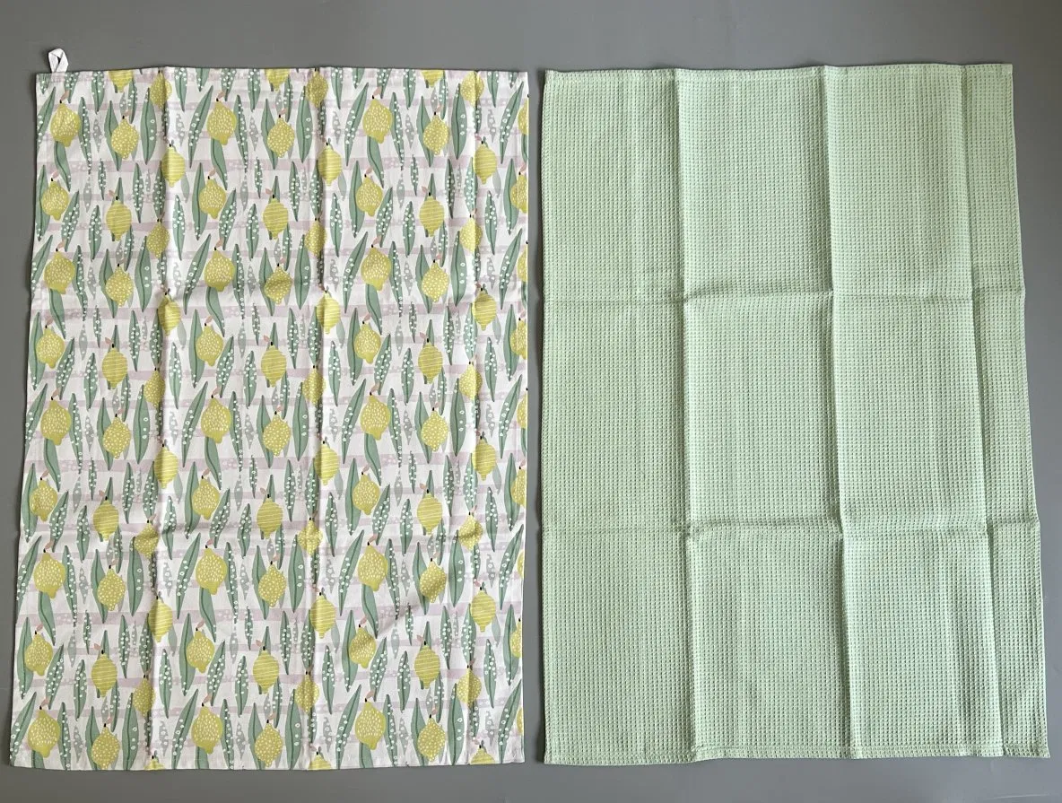 Custom-Printed Waffle Kitchen Napkins Tea Towels