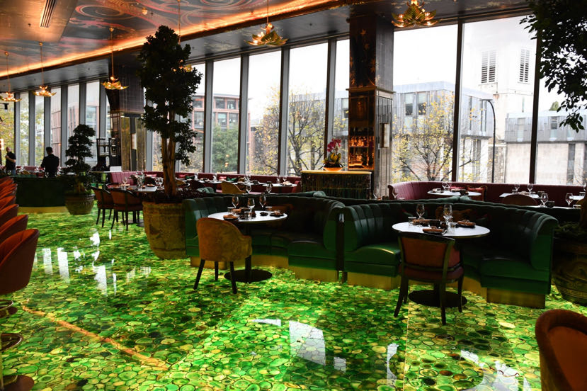 Nature Semi Precious Stone Green Agate Slab and Tile