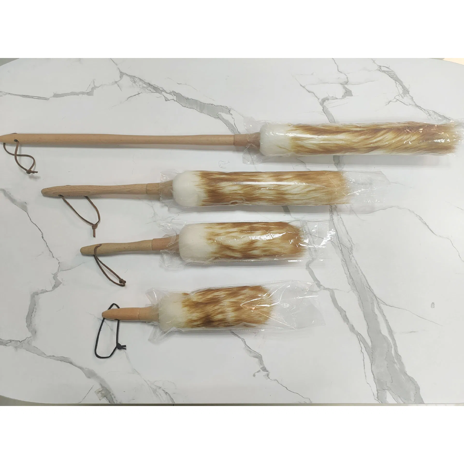 Household Cleaning Wool Dusting Brush with Beechwoodhandle