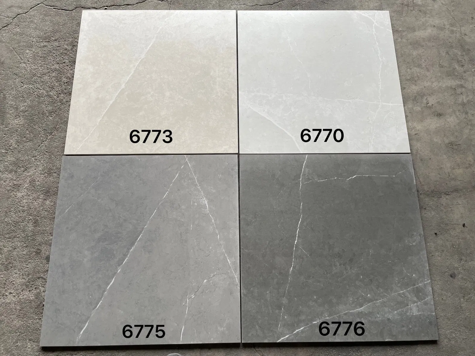 Керамогранитная плитка 600x600 мм серая для пола