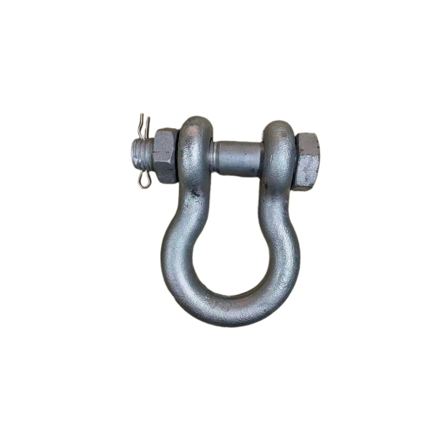 Hot-DIP Galvanized Shackle with Safety Pin for Overhead Lines
