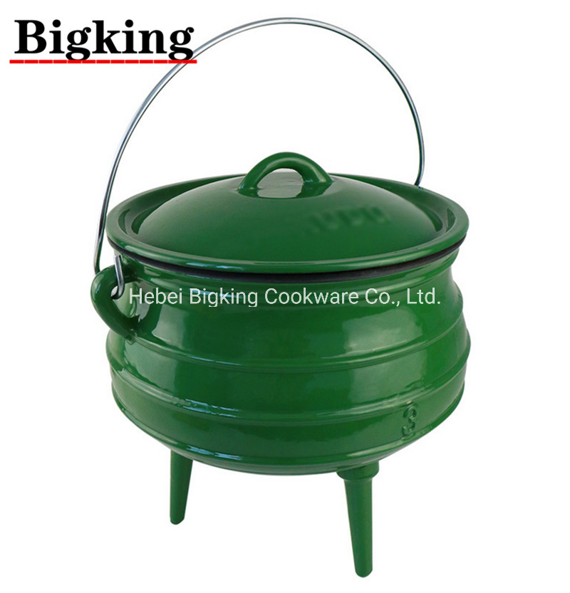 BBQ Potjie Pots, South African 3 Leg Cast Iron Pot, Camp Potjie