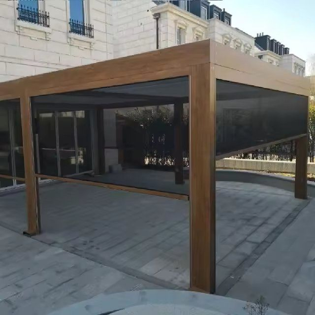 Windproof Rolling Blinds for Glass Railing and Balcony Safety