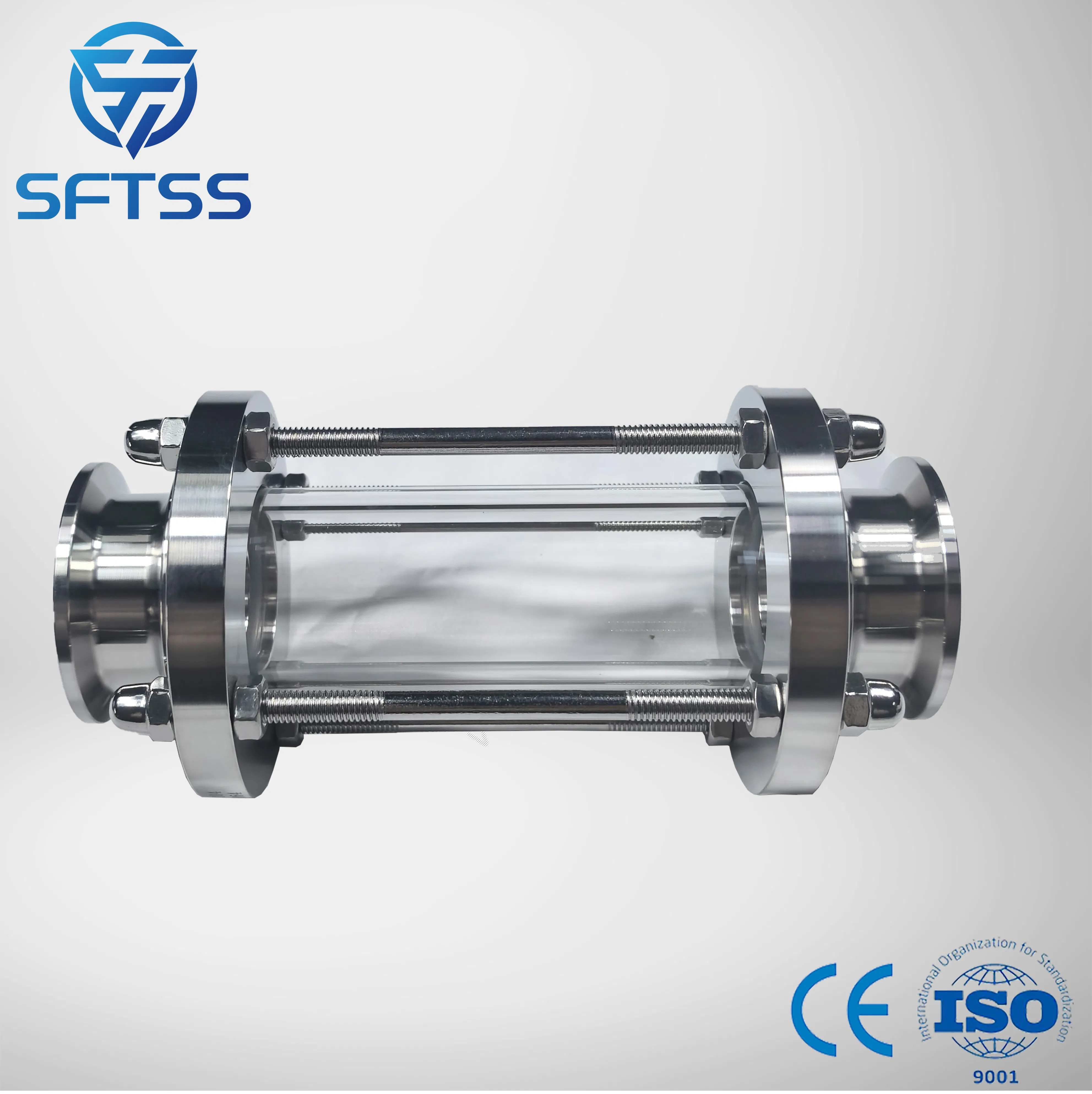 Premium Stainless Steel Straight Clamp Sight Glass for Hygiene
