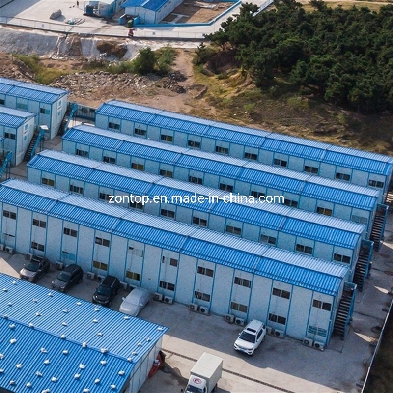 Easy Install High Quality Modular Portable Laborer Dormitory Canteen Two Storey Building Prefabricated K Homes