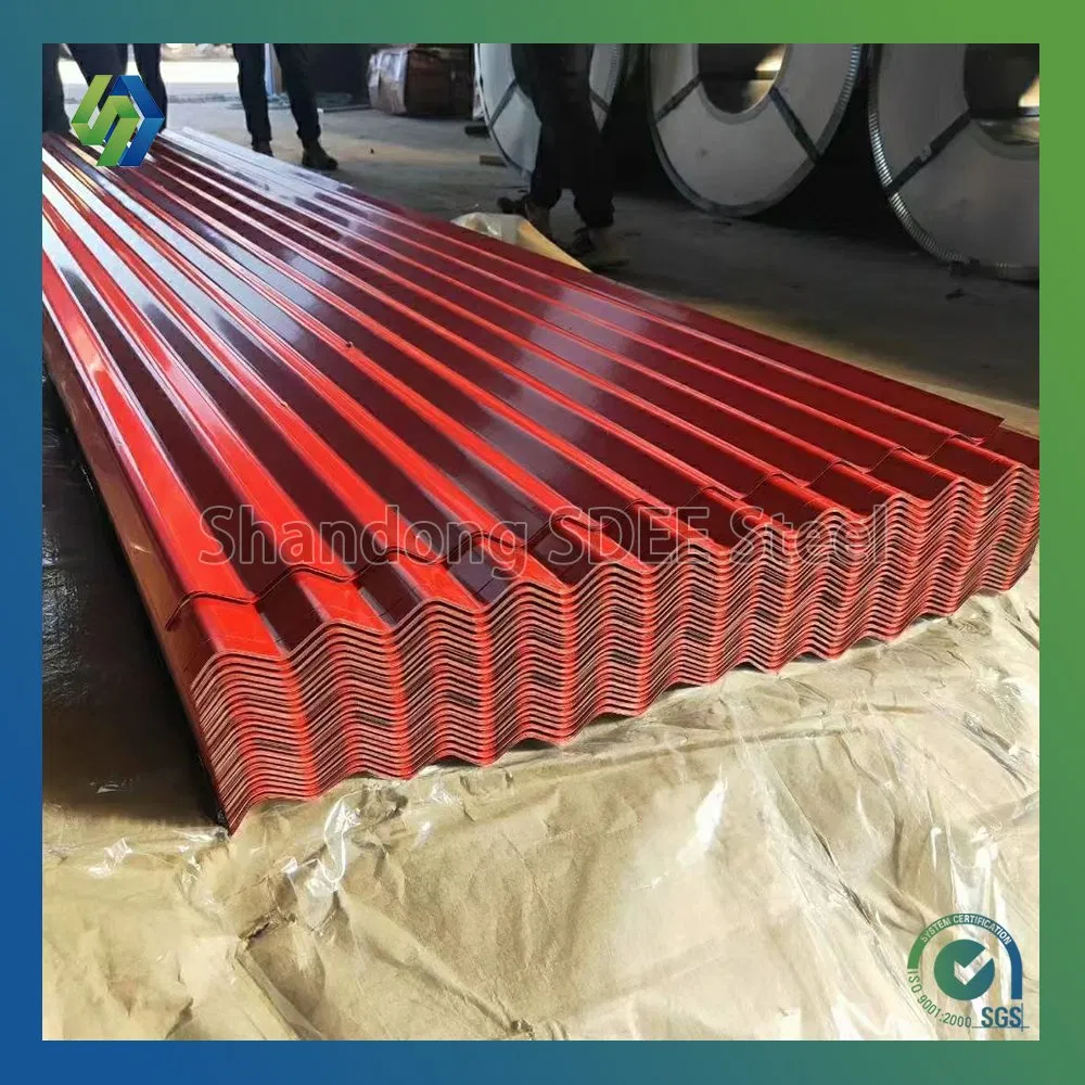 Premium Green Coated Galvanized Roofing Tiles for African Markets