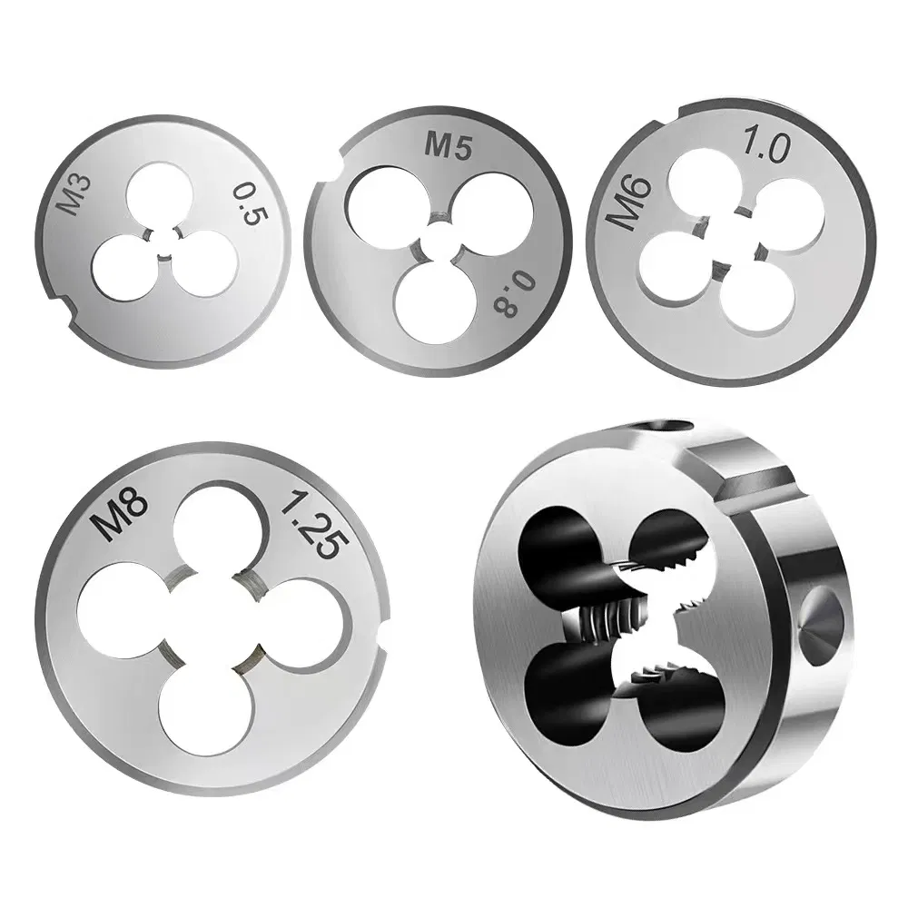 Fine Thread Tap and Die Set Alloy Steel Wrenches Hardware Tools