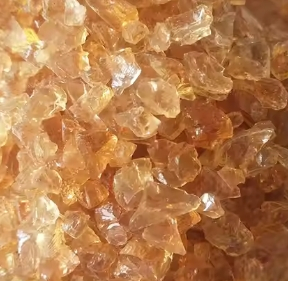 Glass Granule Landscaping Pink Glass Shards