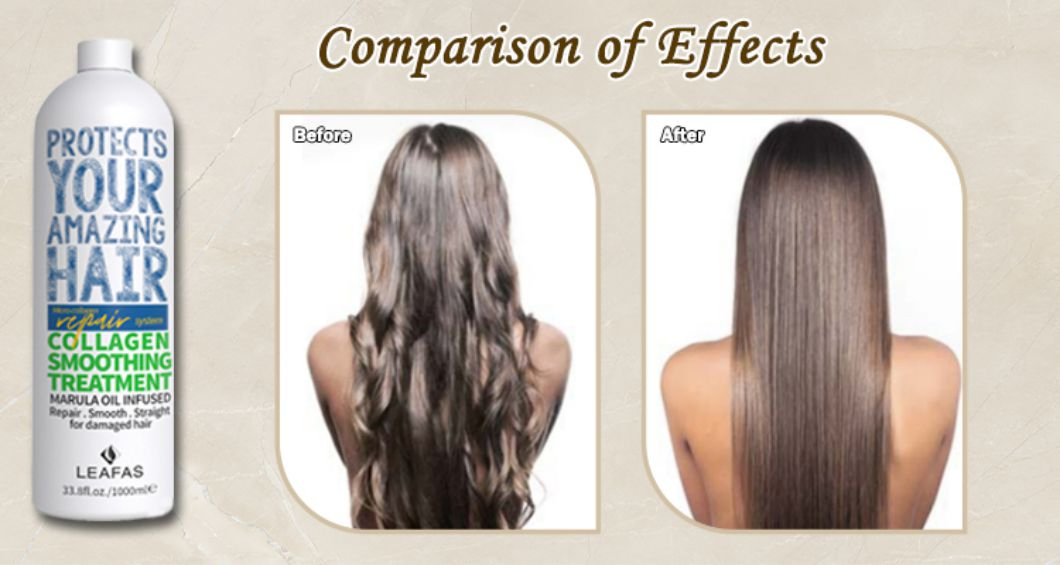 Private Label Collagen Smoothing Treatment Hair Straightening Cream