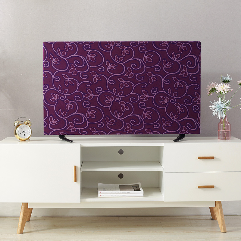 New Printing Polyester Elastic Stretch Monitor Protector Home Decoration Screen Protective TV Cover