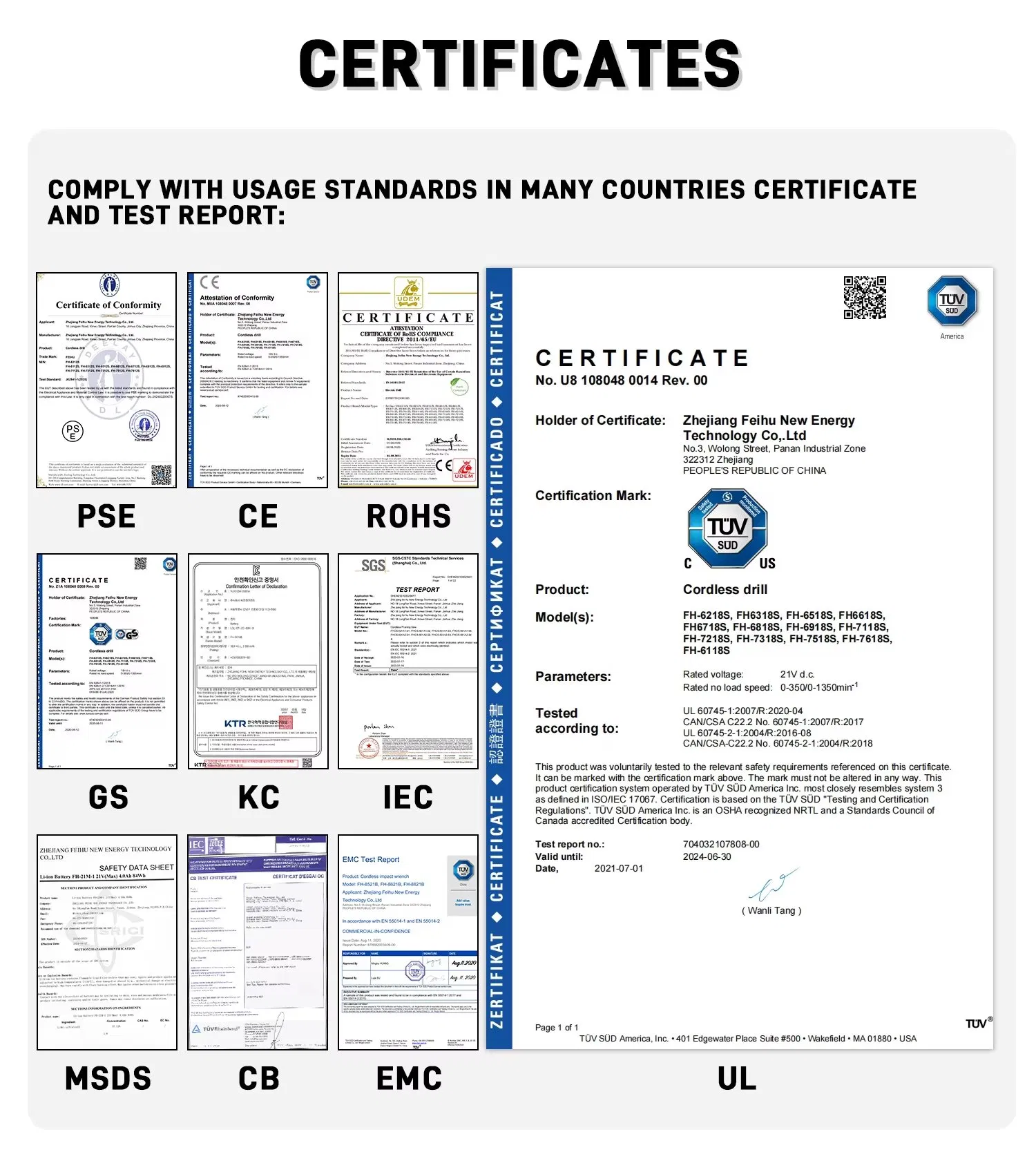 Professional 21V Cordless Reciprocating Saw for Wood and Metal Cutting