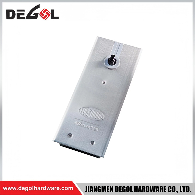 Solid Stainless Steel Floor Hinge High Load Bearing Capacity for Hotel Lobby Doors