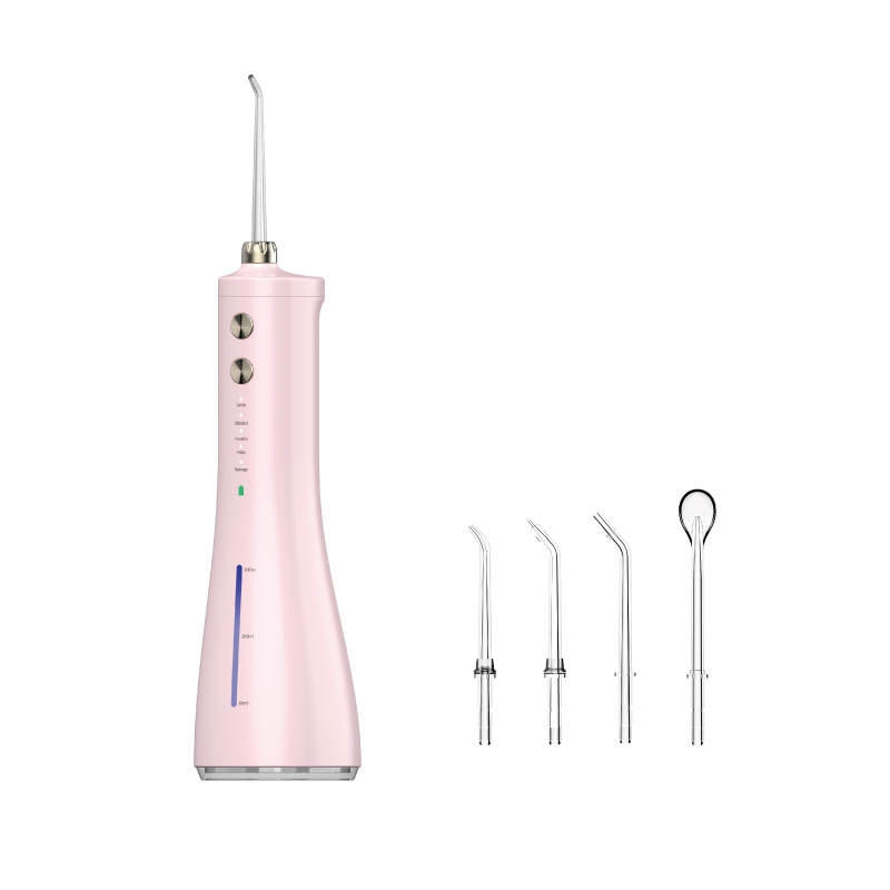 Cordless Portable Water Flosser USB Rechargeable Oral Irrigator with Quiet Pump and Ipx7 Waterproof Design