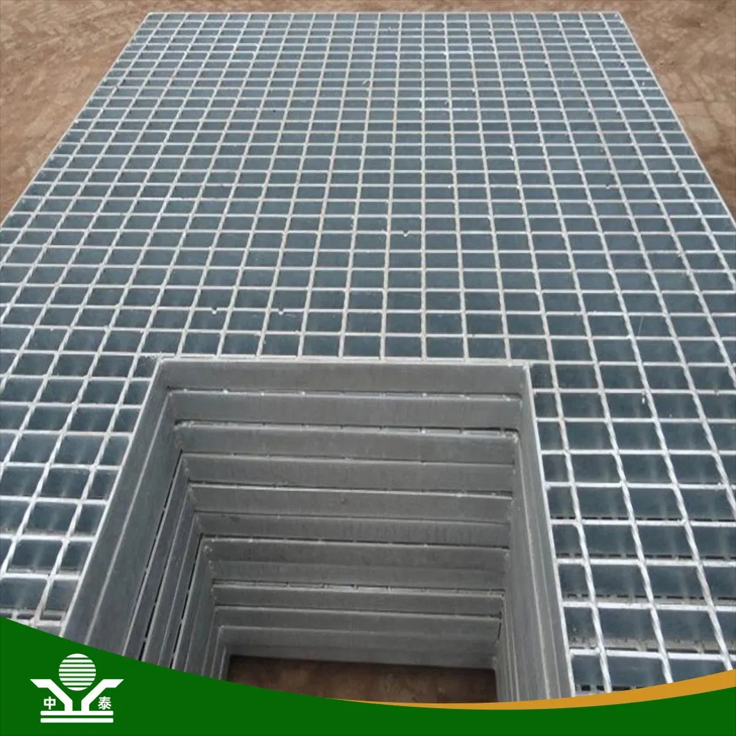 Zhongtai Corrugated Shape 1– 1/2" X 1/4" China Stainless Steel Grate Drains Factory Hdsgw22-05 Catwalk Steel Grating Used for Security Fence