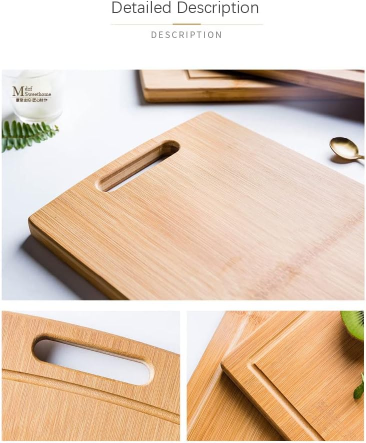 Made of Natural Bamboo, Kitchen, Cutting Vegetables, Fruit, Meat, Chopping Board, Bamboo Chopping Board