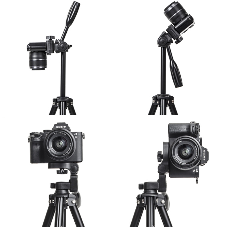 Versatile 3-Way Tripod for Mobile with Remote Control Features