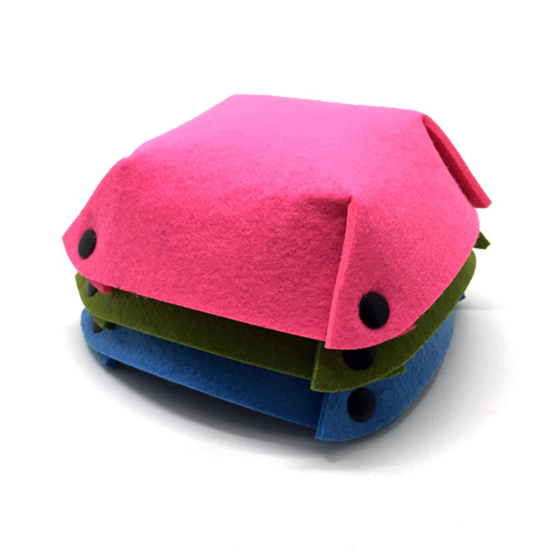 Складная корзина-органайзер из войлока