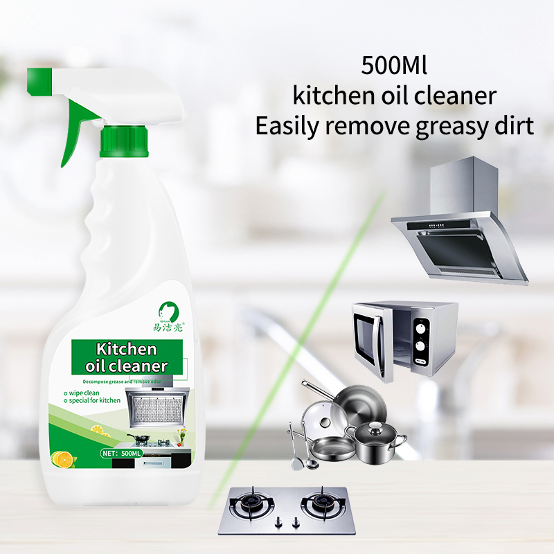 Grease Cleaner Powerful Kitchen Grease Cleaning Spray for Removing Grease From Oven Hob