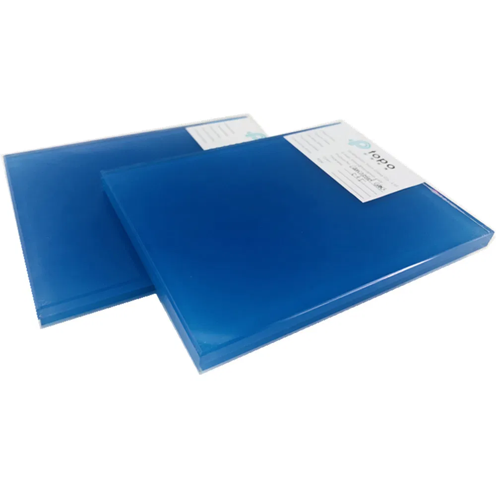 8.38mm 10.76mm Dark Blue Strengthen Tempered Laminated Glass for Building (LG-TP)