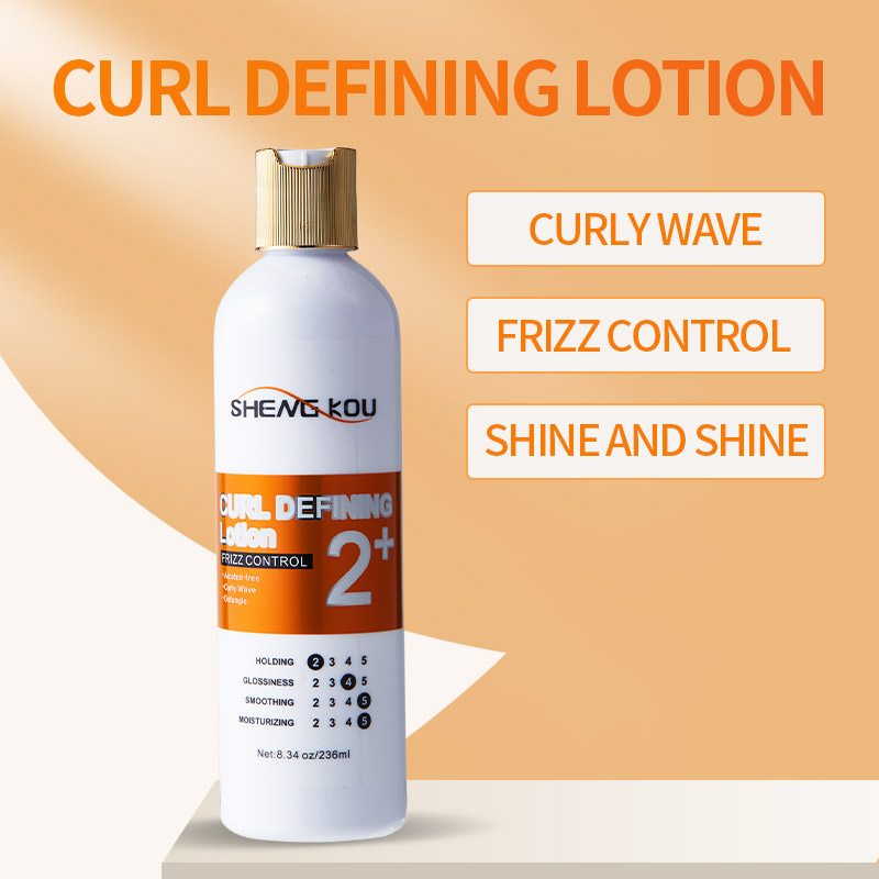 Private Label Fruit Smell Extra Strong Hold 8.34oz/236ml Alcohol-Free Curly Wave Curl Enhancers Hair Lotion