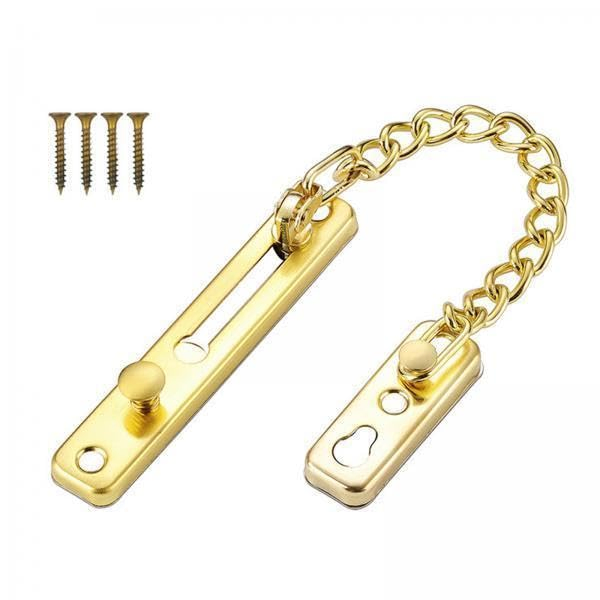 Mdsf03-Sng Stainless Steel 304 Security Chain Satin Gold Finish