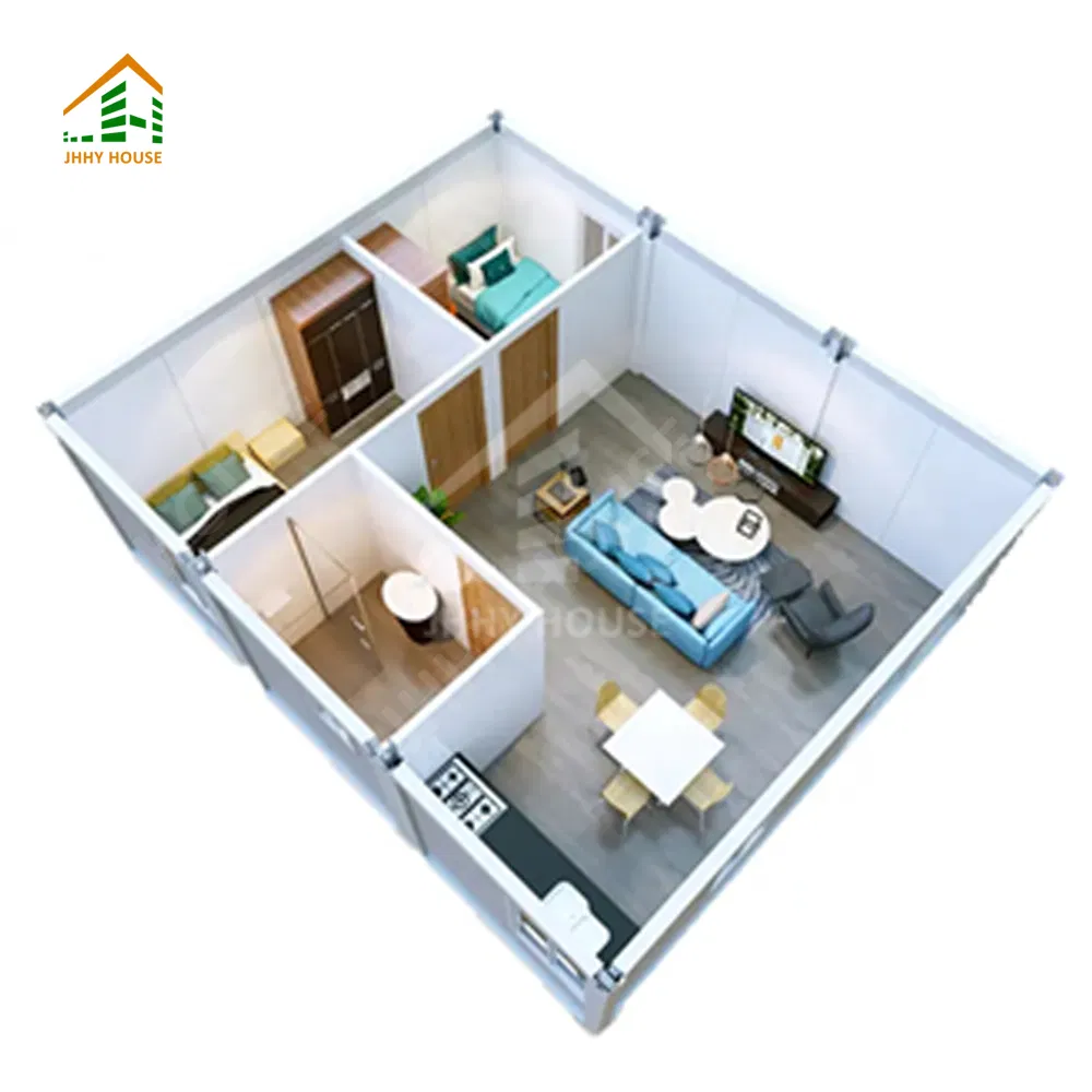 New Design Low Price Prefabricated Portable Z Folding Container Houses Office Foldable Container Homes