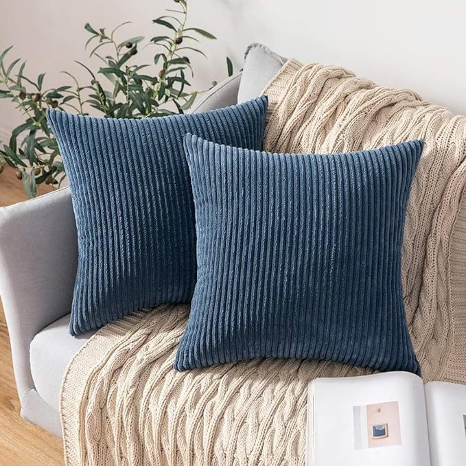 Nordic Corduroy Living Room Sofa Simple Modern Solid Color Cover Bedside Cushion Pillow