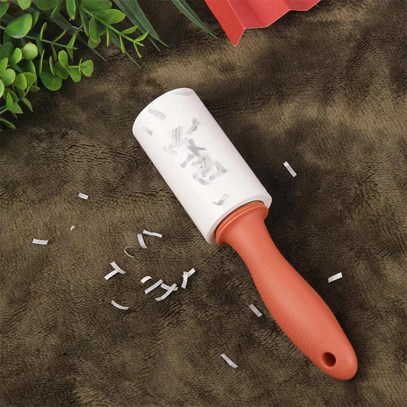 Custom Size 30 60 90 100 105 Sheets Adhesive Sticky Paper Cleaning Pet Cat Dog Hair Remover Clothes Lint Roller with Refill