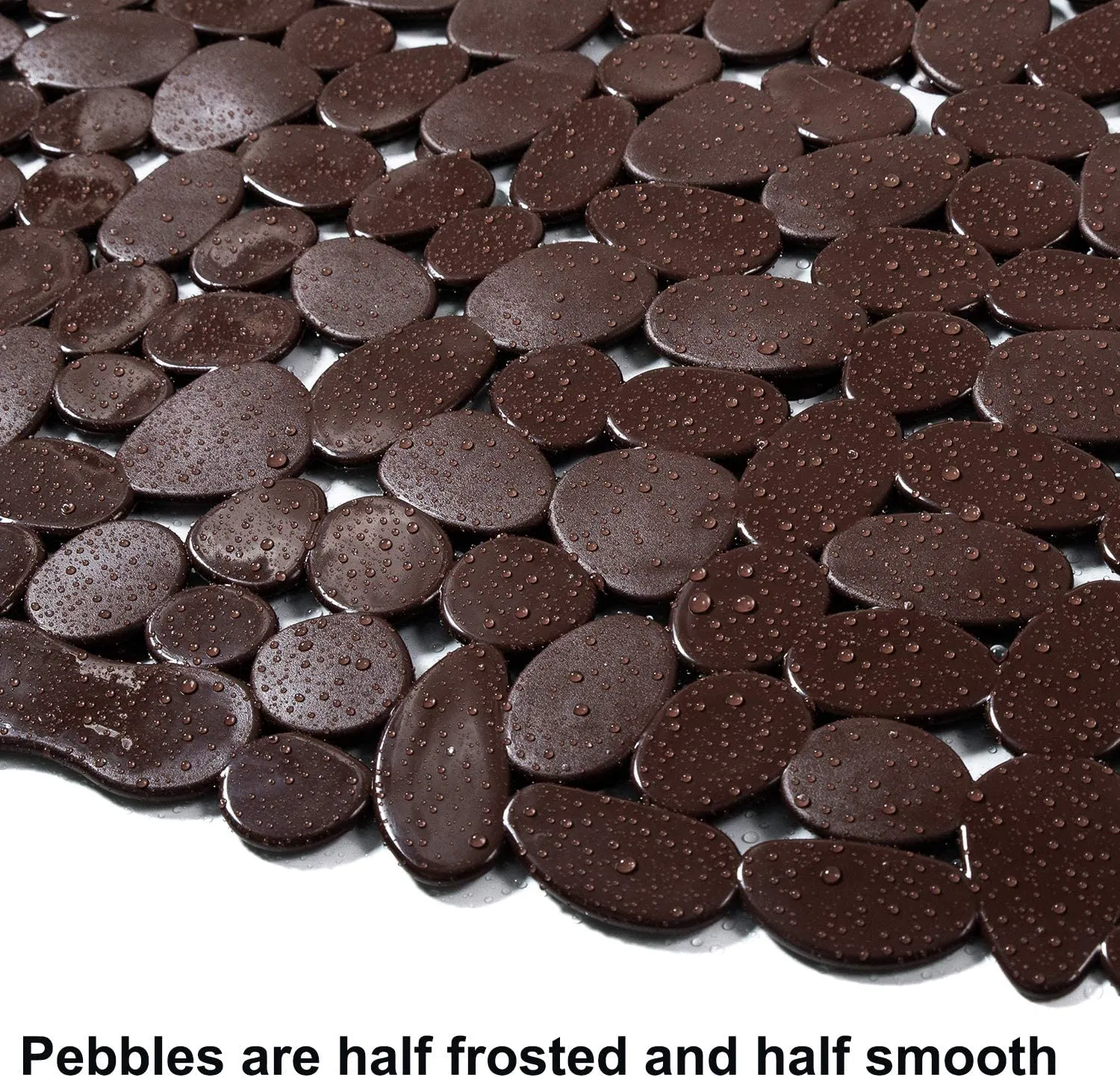 Bathtub Mat Non Slip Bath Mat with Drain Holes and Suction Cups Machine Washable