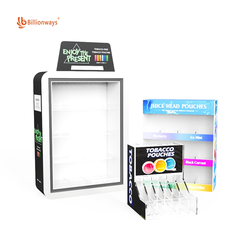 Customizable Acrylic Display Stand for Desktop Cigarette and Smoke Display