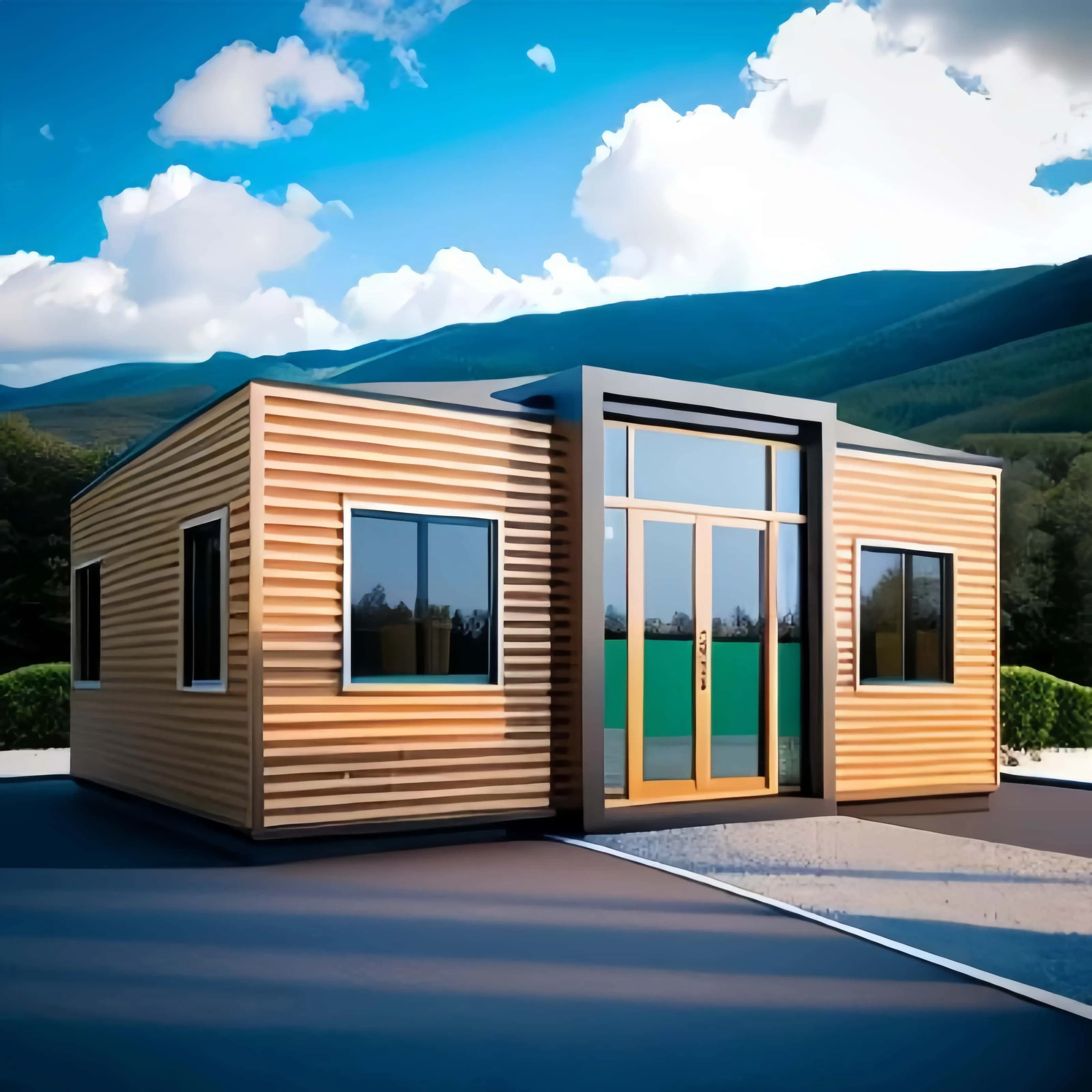 Factory Modular House Australia Tiny Home Prefab Steel Expandable Container House Prefabricated