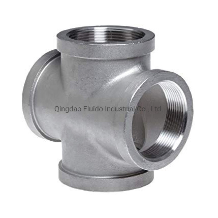 ASME B16.11 High Pressure 2000 3000 6000 9000 Forged Steel Pipe Fittings Cross Socket Welding Fittings and Threaded Fittings