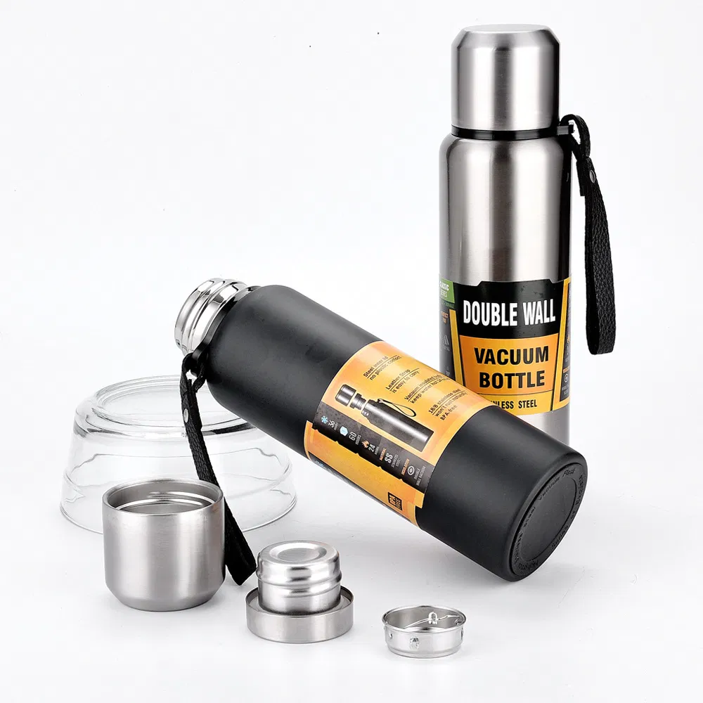 Thermal Insulation Travel Portable Vacuum Stainless Steel Double Wall Water Pot Kettle